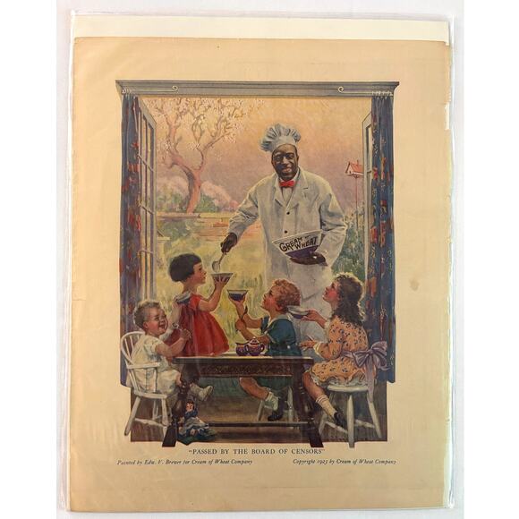1923 Orig. Antique Magazine Ad | Cream of Wheat "Passed By The Board of Censors" - Picture 3 of 4